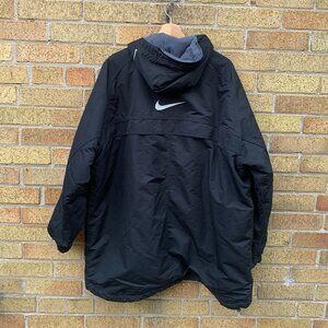 Vintage Nike Big Logo Jacket XL Black